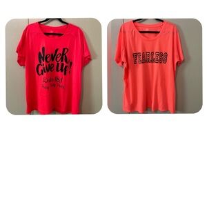 Zone Pro Women's Short Sleeve Tees - Orange/Coral